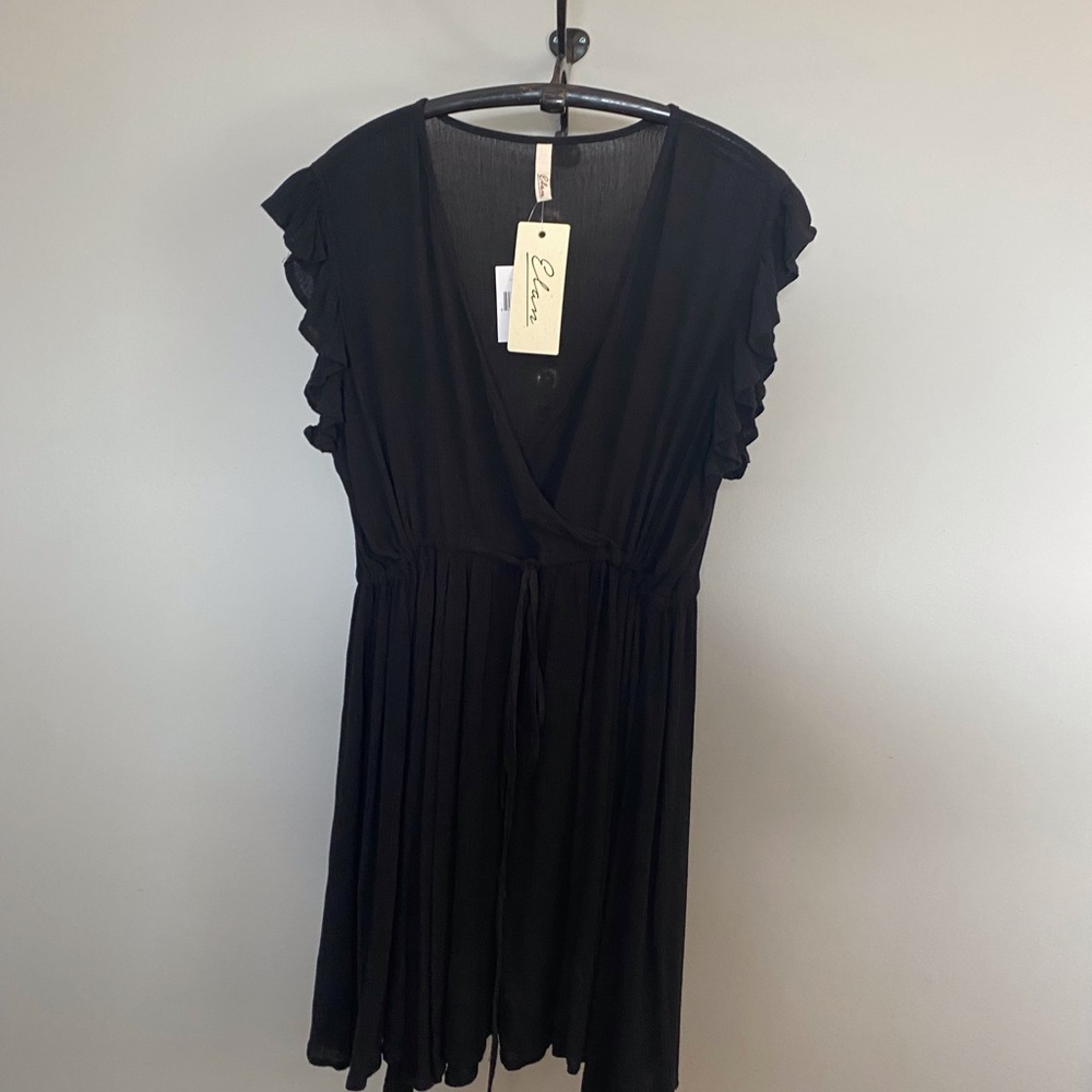 Beach coverup, short summer casual dress by Elan, Size Small